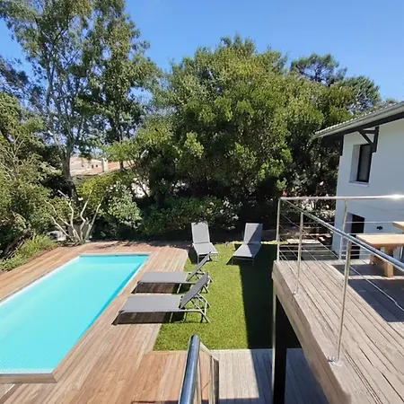 Belle Moderne 6 Et Piscine Chauffée- Au Moulleau Arcachon